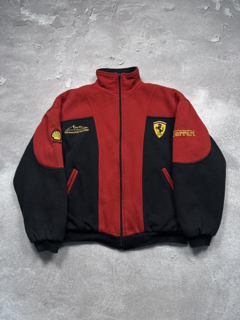 Other Designers Vintage Y2K Ferrari Michael Schumacher Racing Bomber Jacket