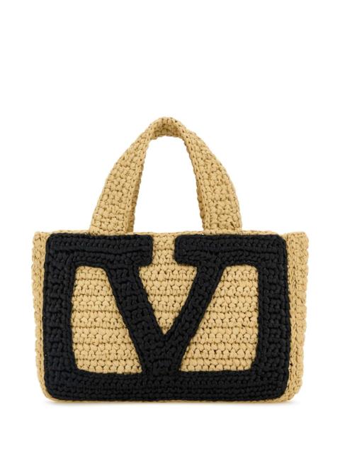 Valentino Valentino Garavani Women Raffia Small Viva Superstar Shopping Bag