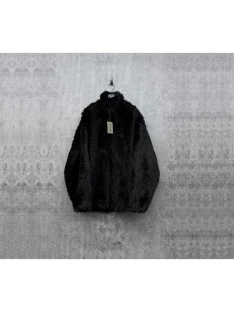 BALENCIAGA Balenciaga Faux Fur Zip Jacket
