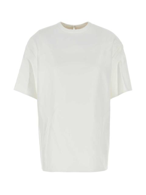 Valentino Valentino Garavani Women White Cotton Blend T-Shirt
