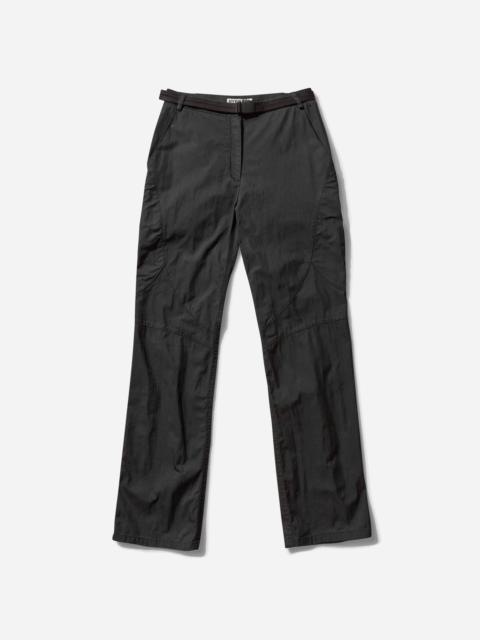 HYEIN SEO Women's Low-Rise Pants with Belt Black