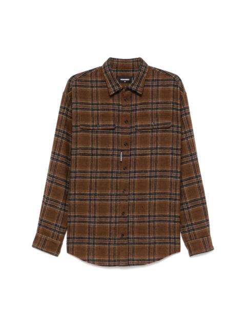 check-pattern shirt