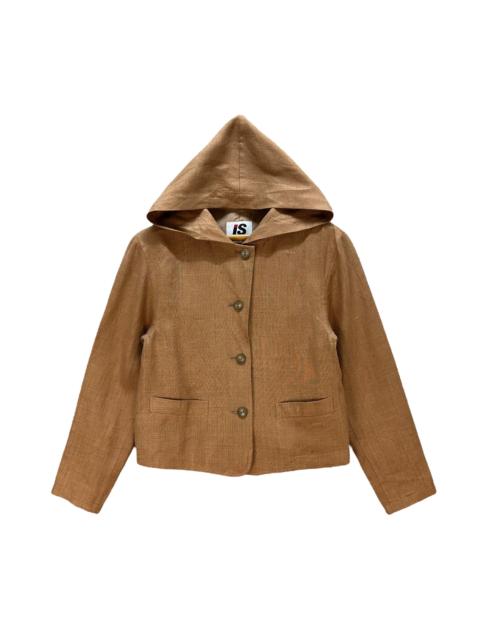 ISSEY MIYAKE Vintage 90's ISSEY MIYAKE Hooded Button Jacket #A68-1625