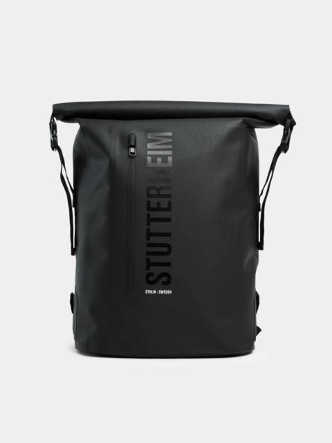 Stutterheim Rain Rolltop 25L Backpack Black