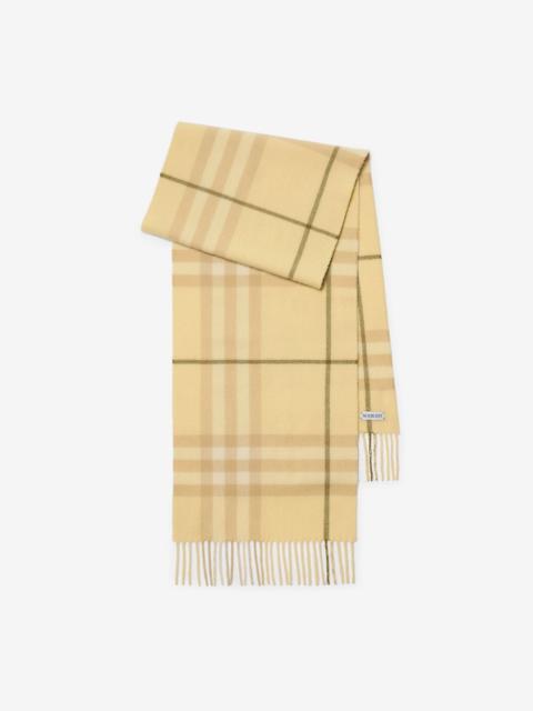 Burberry Check Cashmere Scarf
