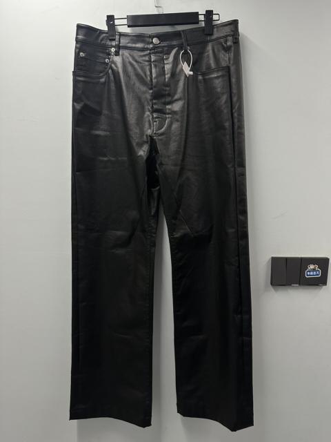 Rick Owens Rick Owens Geth Cut glossy waxed denim jeans
