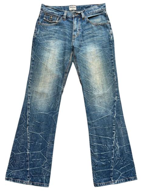 Other Designers Japanese Brand - Nclaus Distressed Bootcut Lowrise Flare Denim Jeans 32x31