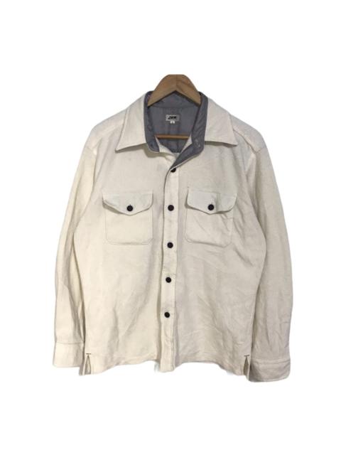 Jun Takahashi - Jun men toweling button jacket nylon lining