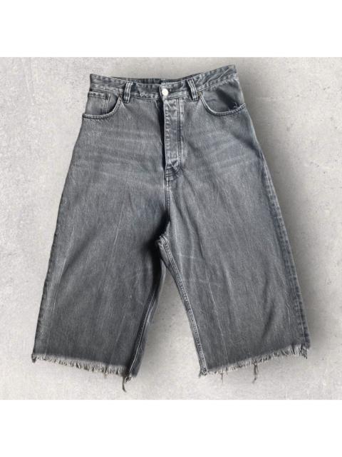 BALENCIAGA Balenciaga Fray Cropped Denim
