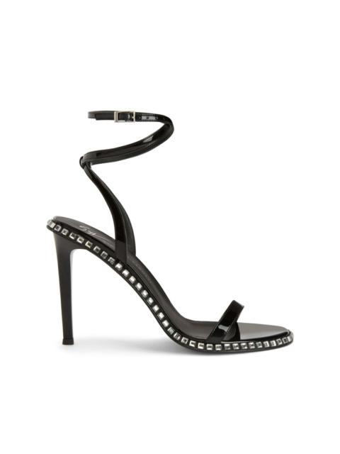 Giuseppe Zanotti Bellatriks 105mm leather sandals