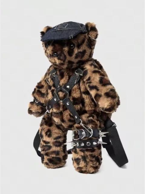 Other Designers Japanese Brand - Grunge Punk Punk Fashion Bear Leopard Print Rivet Backpack
