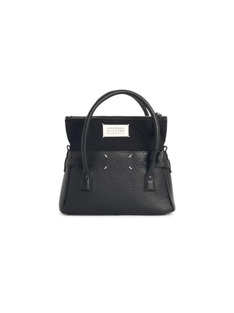 Maison Margiela Maison Margiela east West Black Leather Bag