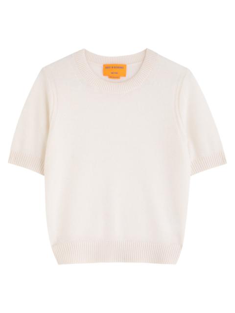 Guest In Residence Knitted Cashmere T-shirt