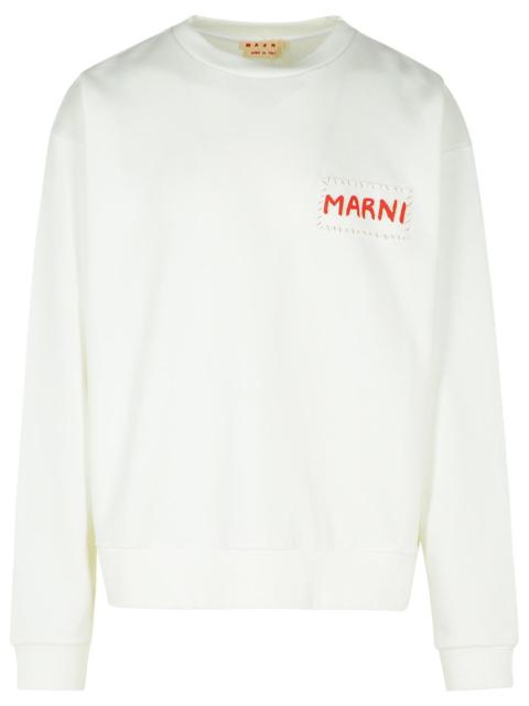 Marni Marni White Cotton Sweatshirt Men