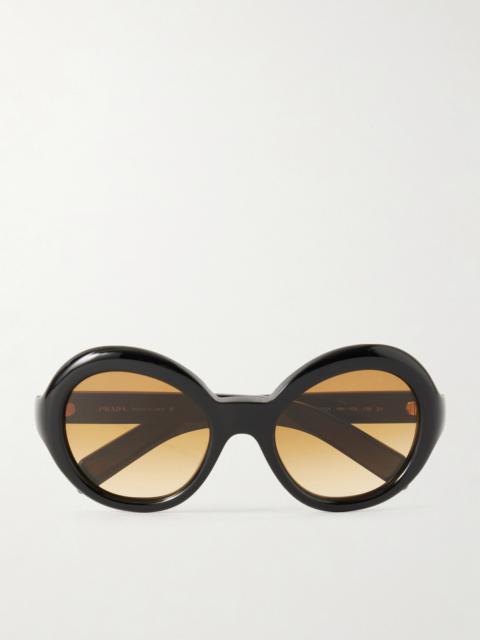 Tortoise Black and Brown Round Longchamp Sunglasses Longchamp LO795S Oval Sunglasses | EyeOns.com main image 3