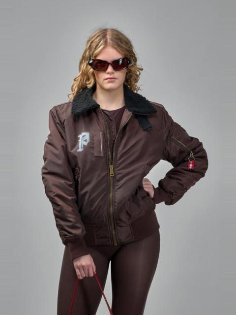 prototypes Black Nylon Reversible Bomber Jacket