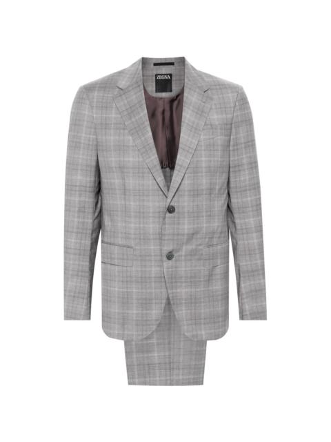 ZEGNA checked single-breasted suit