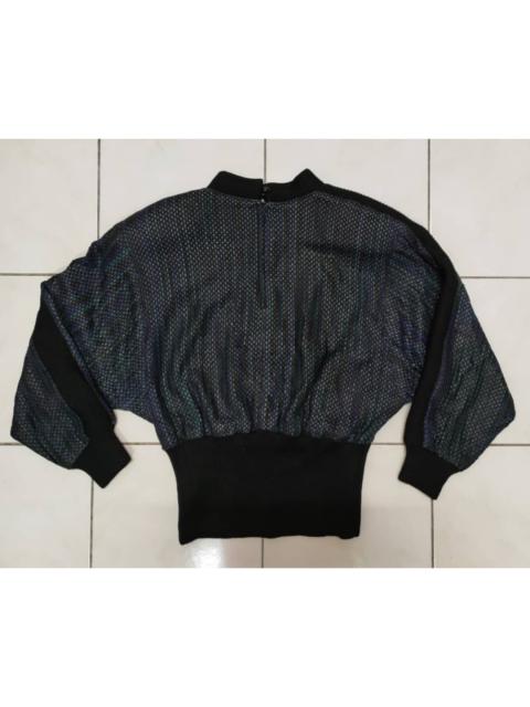Other Designers Designer - L.Vaninni Leather Sweater