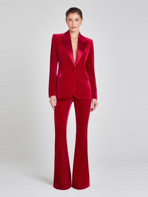 NADINE MERABI Beatrice Red Blazer