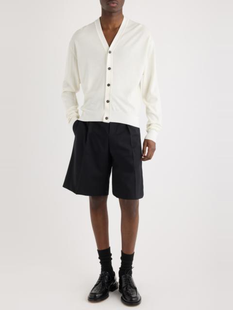 JACQUEMUS Jacquemus Le Cardigan Brode Merino Wool Blend Cardigan in Off-White at Nordstrom