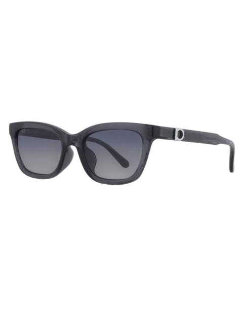 FERRAGAMO Ferragamo Square Ladies Sunglasses SF2075SELB 020 53