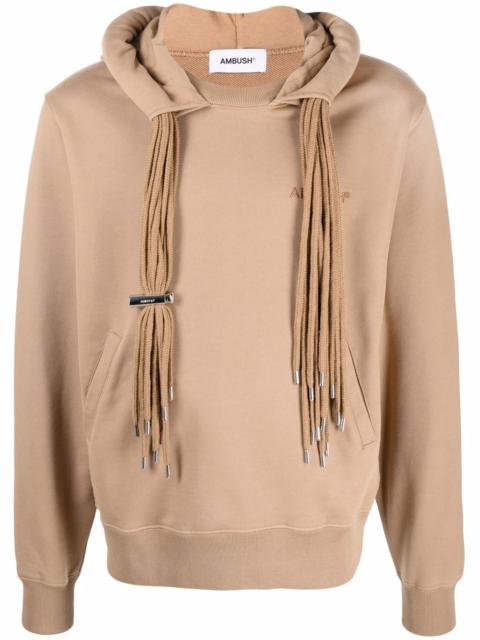 Ambush multi-cord long-sleeve hoodie