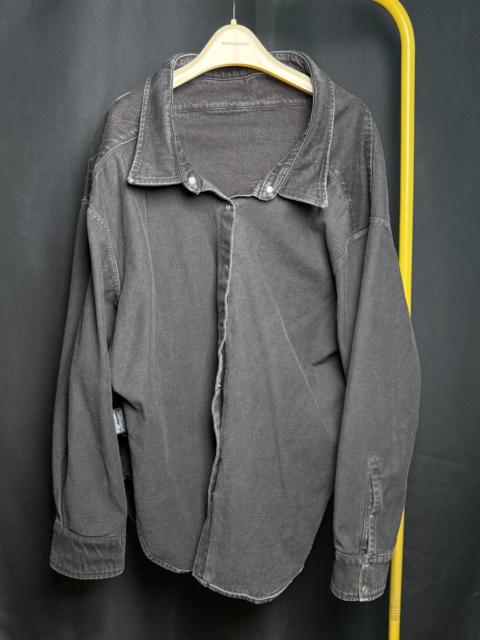 BALENCIAGA Balenciaga Black Denim Shirt