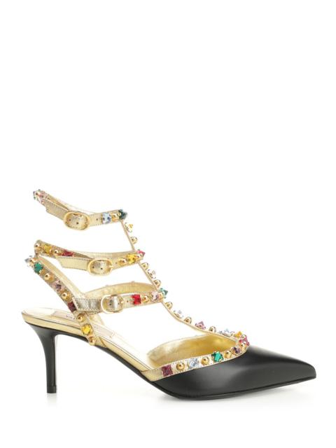 Valentino Rockstud Sandals Black