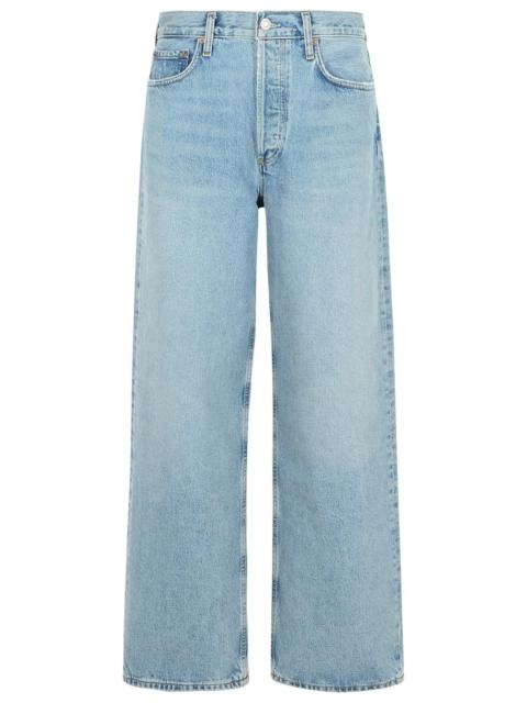 AGOLDE Agolde 'SLUGGY Baggy' Light Blue Denim Jeans