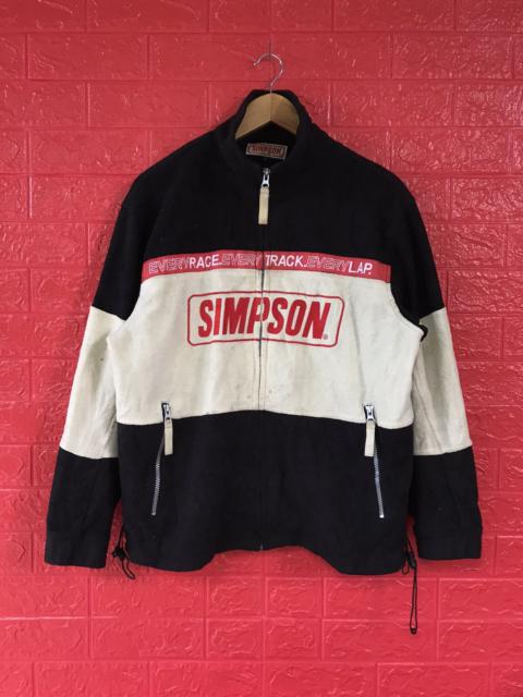 Vintage SIMPSON Motorcycle Fleece Jacket
