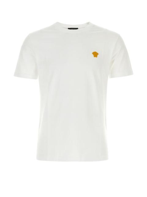 VERSACE White Cotton T-Shirt