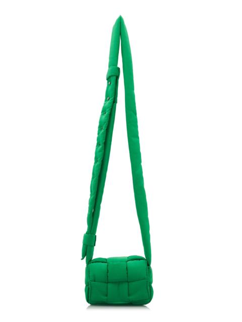 Bottega Veneta Mini Cassette Nylon Crossbody Bag green