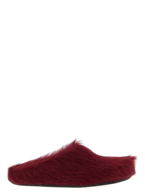 Marni Fussbett Flat Shoes Bordeaux