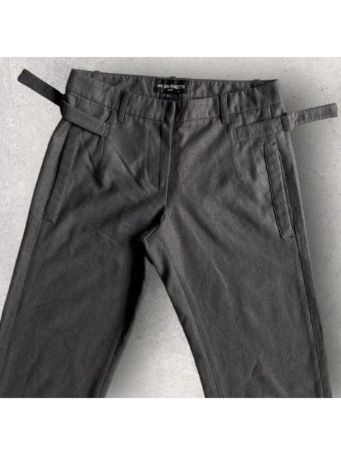 Ann Demeulemeester Side Belt Wool Blend Trousers