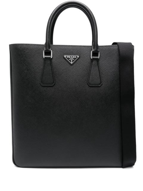 Prada Triangle-logo Tote Bag