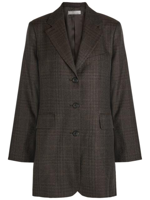 Our Legacy Our Legacy Queens Plaid-jacquard Wool Blazer