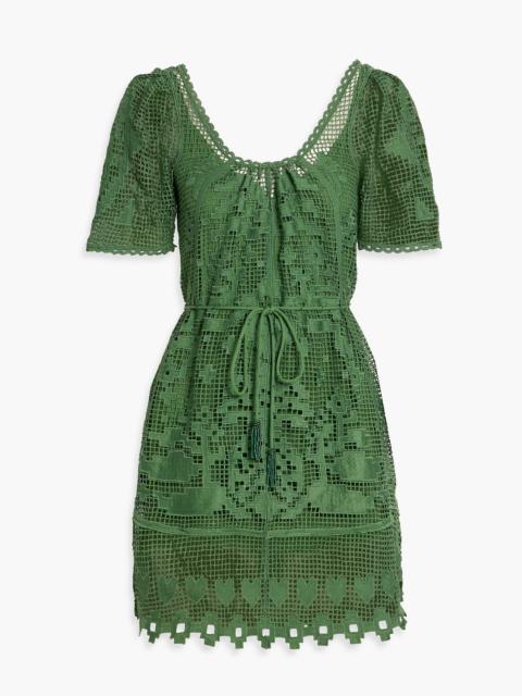 FARM RIO Crochet mini dress