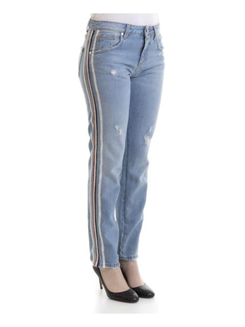 Other Designers Ermanno Scervino - Ermanno Scervino straight leg faded jeans side bands