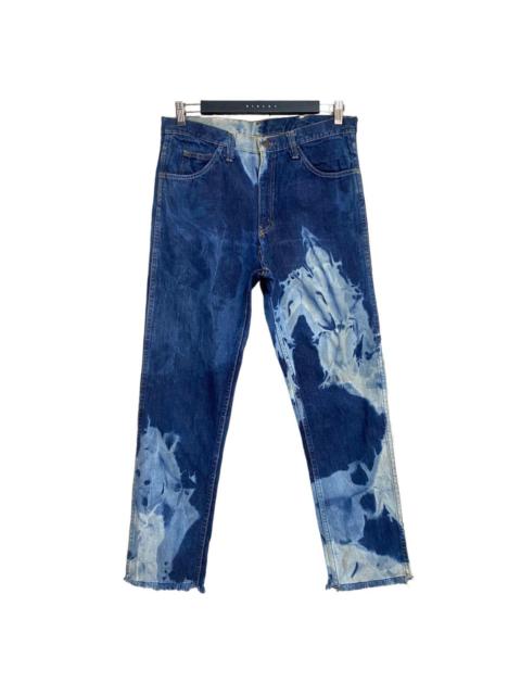 Vintage 60s Levis 605 Big E Bleach Jeans scovill Zipper