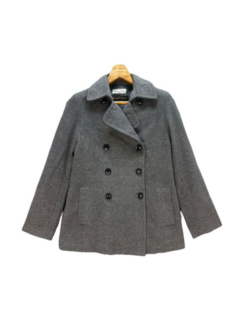 Other Designers Japanese Brand - DRAPERS BENCH Drake Double Breasted Wool Coat #A41-0938
