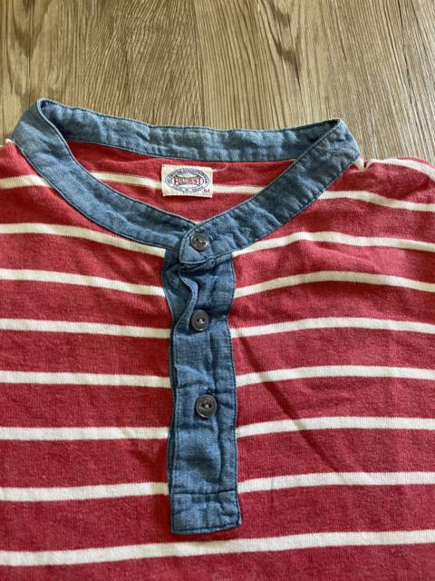 Other Designers Full Count & Co. - Vintage Full Count 3 Button Striped Tshirts