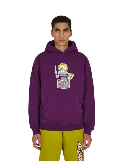 BRAIN DEAD Clownin' Hooded Sweatshirt Purple