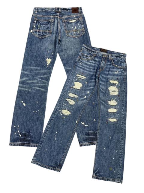 Other Designers CUBE SUGAR "Union Made" Distressed Grunge Jeans Size 30"