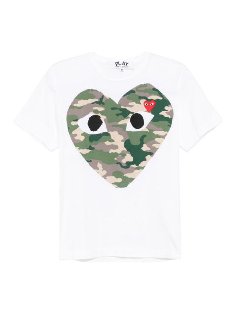 Comme des Garçons PLAY Camo Big Heart Tee Unisex