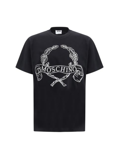 Moschino Moschino Maxi Laurel Crown Embroidery T-shirt