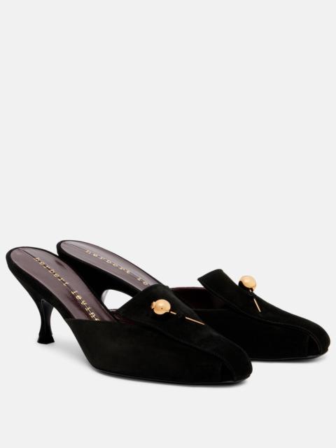herbert levine Aperitif 70 suede mules