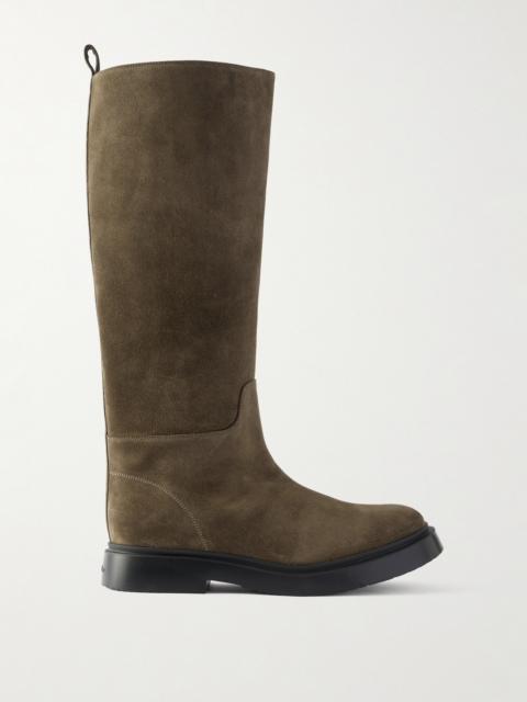Proenza Schouler Bank Suede Knee Boots