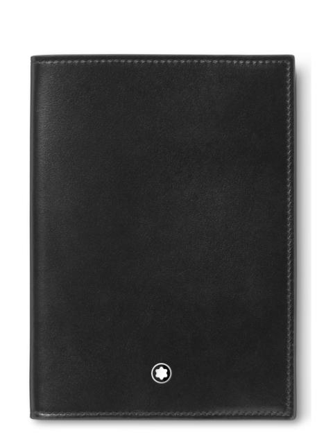 Montblanc Montblanc Meisterstück Leather Passport Holder in Black at Nordstrom