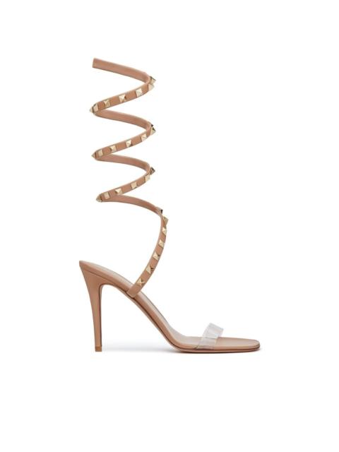 Valentino Rockstud-embellished 100mm sandals