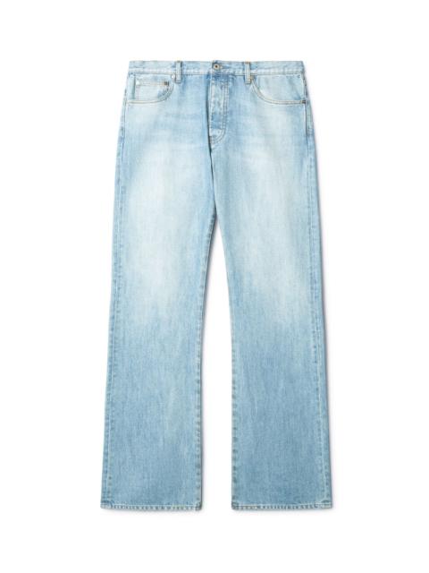 Off-White Blue Diagonal Fresco Jeans